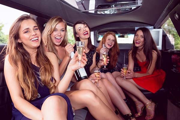 Celebration with Party Limo